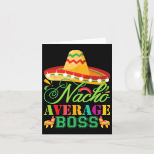 Nicht der durchschnittliche Boss lustiges Geschenk Karte