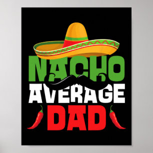 Nicht der durchschnittliche Dad Lustiger Cinco De  Poster