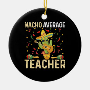 Nicht der durchschnittliche Lehrer Cinco De Mayo m Keramik Ornament