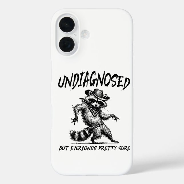 Nicht diagnostiziert, aber jeder ist Hübsch sicher iPhone 16 Hülle (Rückseite)