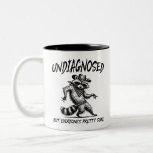 Nicht diagnostiziert, aber jeder ist Hübsch sicher Zweifarbige Tasse