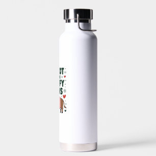 Nicht die flauschigen Kühe für Weihnachtsbekleidun Trinkflasche