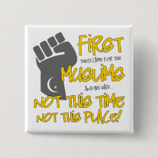 Nicht dieser Platz-Quadrat-Knopf Button