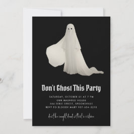 Nicht dieses Party zu Halloween-Einladung schenken Feiertagskarte