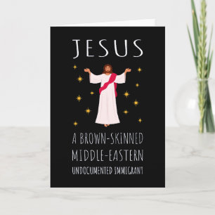 Nicht dokumentierter Jesus-brauner Einwanderer I Karte