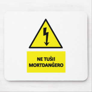 Nicht Don't touch berühren Mousepad