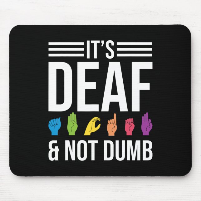 Nicht dumm mousepad (Vorne)