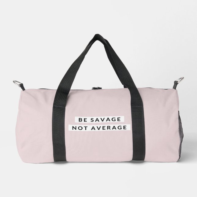 nicht durchschnittlich sparen duffle bag (Vorderseite)