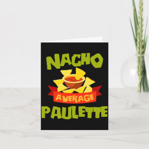Nicht durchschnittliche Paulette lustiges Geburtst Karte