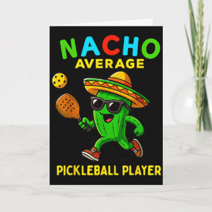 Nicht durchschnittliche Pickleball-Spielerin lusti Karte