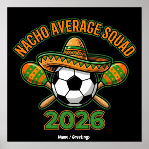 Nicht durchschnittliche Truppe 2026 Fußballfest So Poster