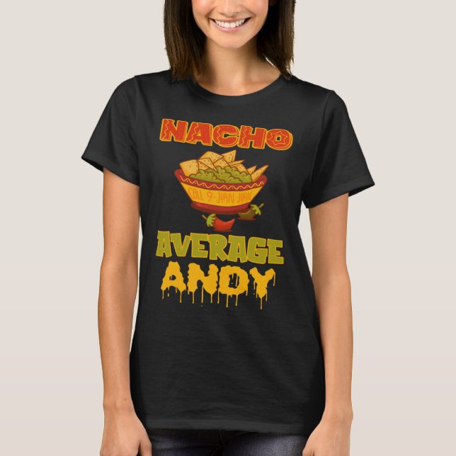 Nicht durchschnittlicher Andy T-Shirt (Vorderseite)
