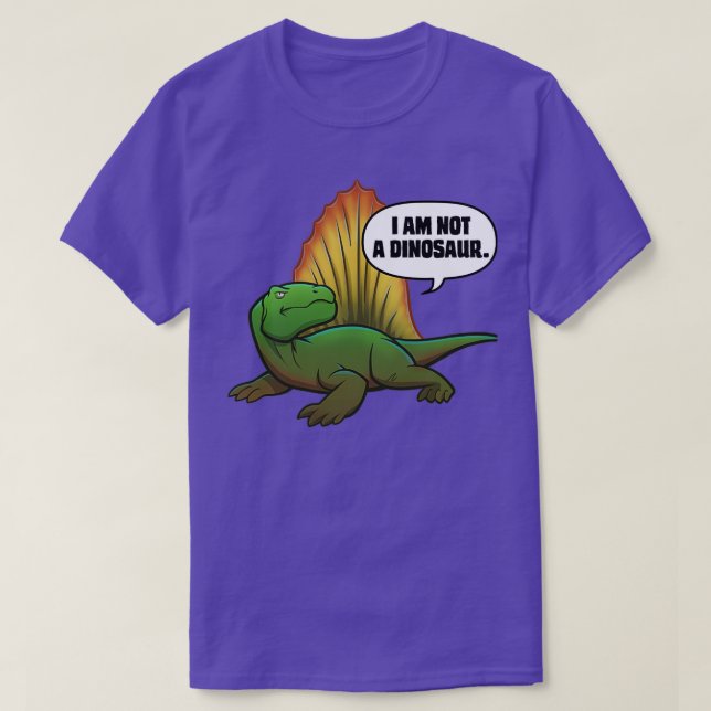 Nicht ein Dinosaurier Dimetrodon T-Shirt (Design vorne)