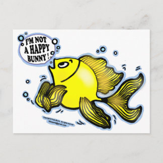 Nicht ein glücklicher, sonniger Fisch Postkarte