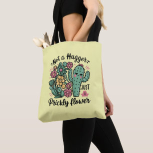 Nicht ein Hugger nur eine prickelnde Blume Niedlic Tasche