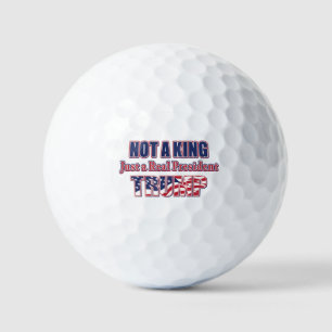 Nicht ein König, nur ein echter Präsident Golfball