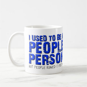 Nicht ein Mensch-Mensch Lustige Tasse