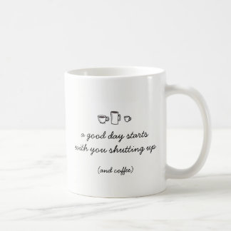 "Nicht-ein-Morgen-Person" Kaffee-Tasse Kaffeetasse