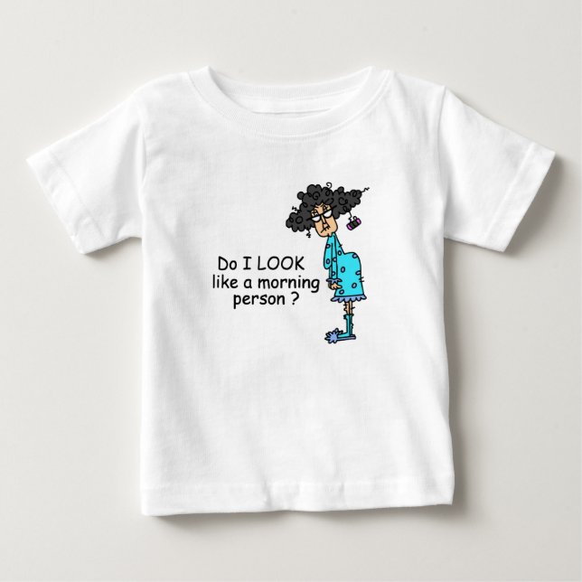 Nicht ein Morgenmensch Baby T-shirt (Vorderseite)