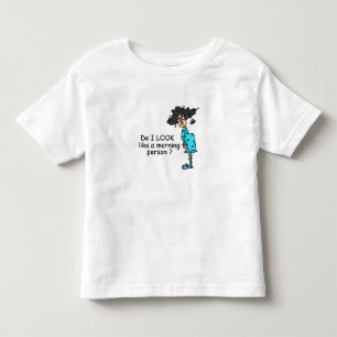 Nicht ein Morgenmensch Kleinkind T-shirt