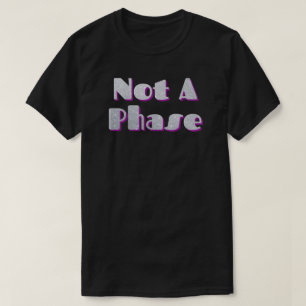 Nicht ein Phase-Magenta-Glitzer T-Shirt