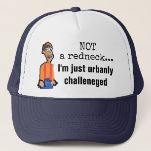 Nicht ein Redneck, gerade urbanly angefochtener Truckerkappe