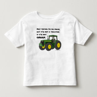 Nicht ein Traktor, wenn er nicht grün ist Kleinkind T-shirt