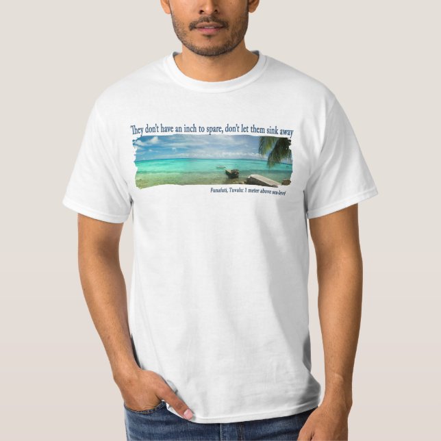 Nicht ein Zoll, zum des T - Shirt zu ersparen (Vorderseite)