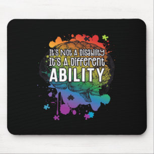 Nicht eine Behinderung eine andere Fähigkeit Autis Mousepad