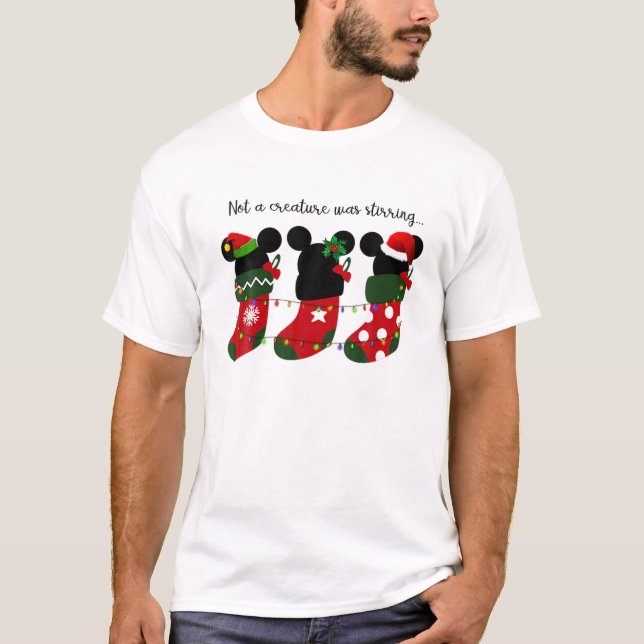 Nicht eine Kreatur war der Strumpf des Maus-Cartoo T-Shirt (Vorderseite)