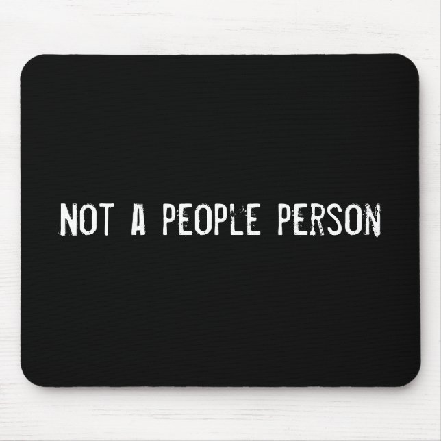 Nicht eine Person Mousepad (Vorne)