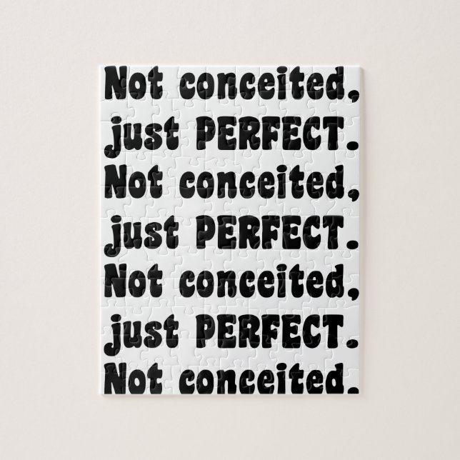 Nicht eingebildet, nur perfekt (Vertikal)