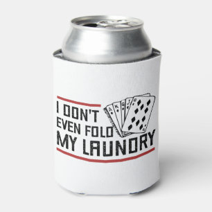 Nicht einmal den Poker Wäscherei Funny Cards falte Dosenkühler
