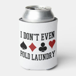 Nicht einmal den Poker Wäscherei Funny Cards falte Dosenkühler
