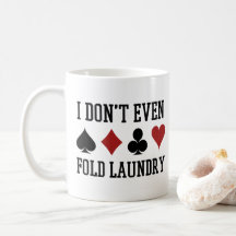 Nicht einmal den Poker Wäscherei Funny Cards falte