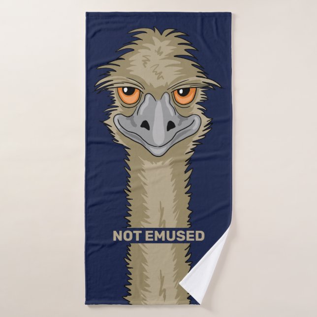 Nicht Emused Funny Emu Pun Badhandtuch Set (Badehandtuch)