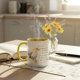 Nicht entmutigen, Wasserfarbvogel Tasse