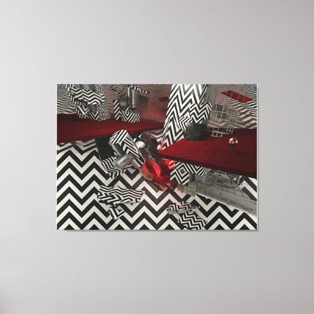 Nicht-euklidische Verschiebung №1 Leinwanddruck (Vorderseite)