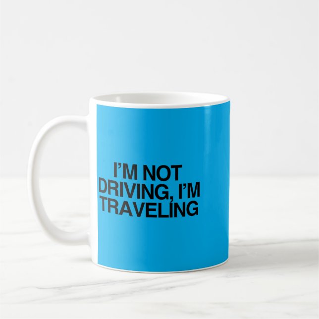Nicht Fahren Reisender Souveräner Bürger Statement Kaffeetasse (Links)