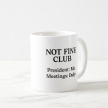Nicht feiner Club - Kaffee-Tasse