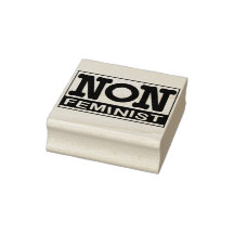 Nicht-feministische Logo-Briefmarke