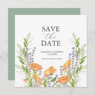 Nicht-Foto-Hochzeiten speichern das Datum der Einl Save The Date