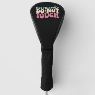 Nicht freundlich nicht berühren lustige Introverti Golf Headcover
