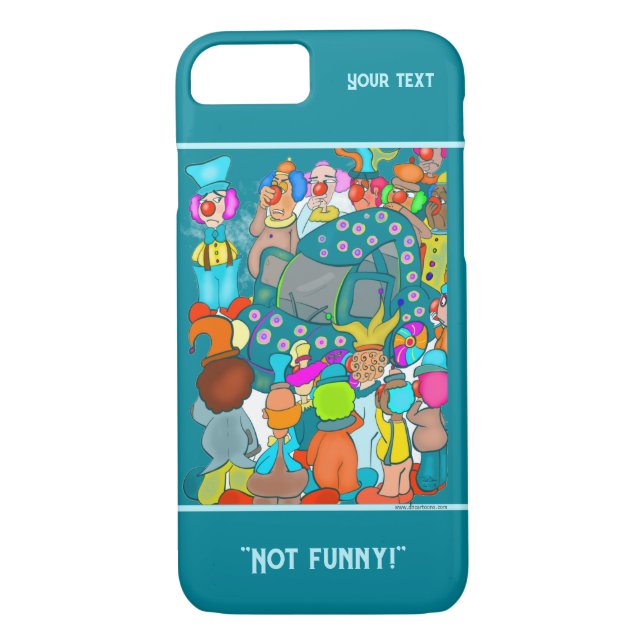 Nicht Funny iPhone Case (Rückseite)