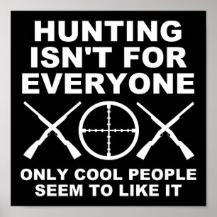 Nicht für alle lustige Jagd Poster blass