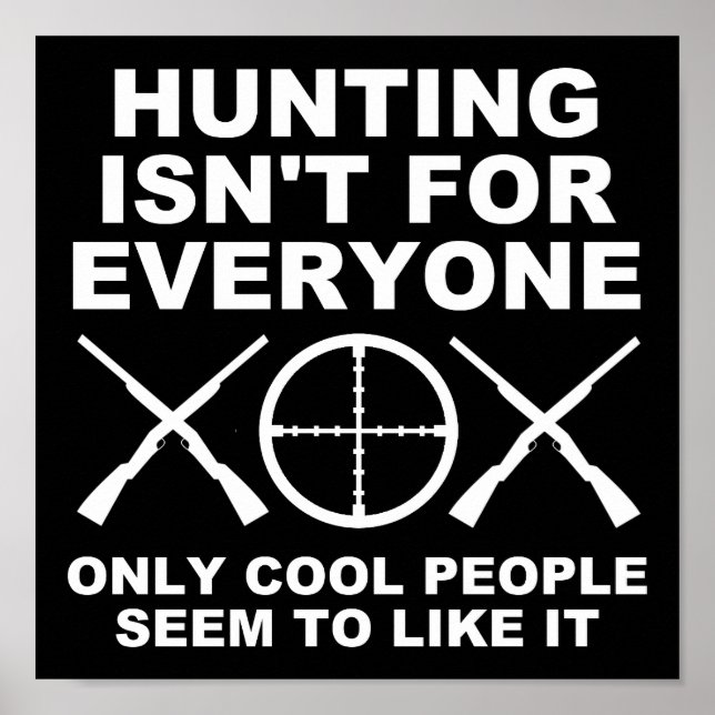 Nicht für alle lustige Jagd Poster blass (Vorne)