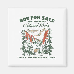 Nicht für den Verkauf von Nationalparks geeignet. Magnet