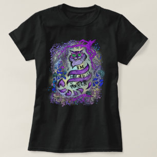 Nicht ganz da, verrückte Katze T-Shirt