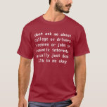 nicht gefragt T-Shirt<br><div class="desc">das 5. Plädoyer</div>