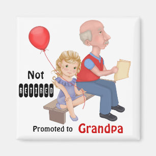 Nicht gelaunt beworben Opa Magnet